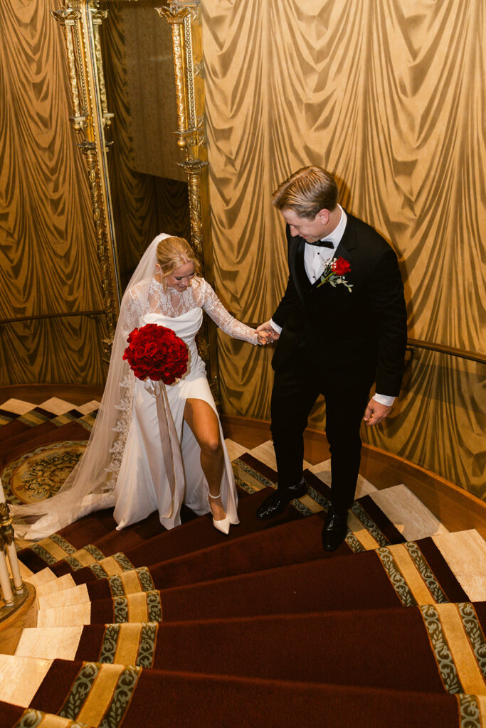 a st paul hotel wedding photoshoot.

