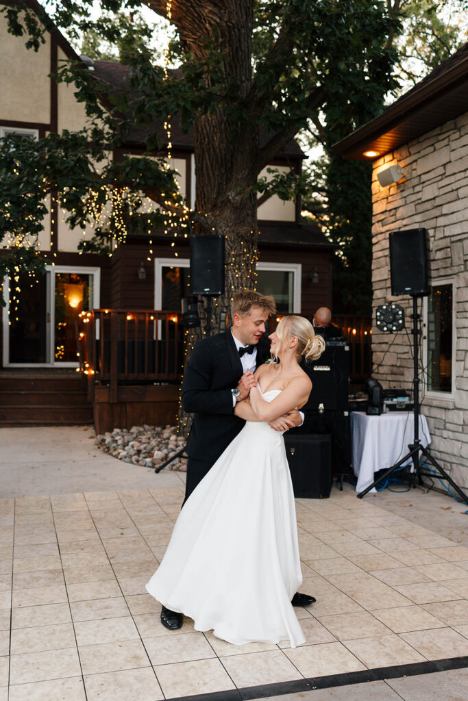 Hailey + Benny's Intimate Private Estate Wedding in North Dakota
