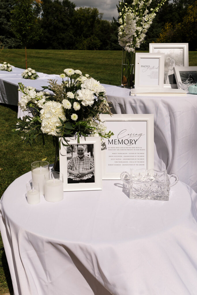 Wedding detail shot from a private estate wedding