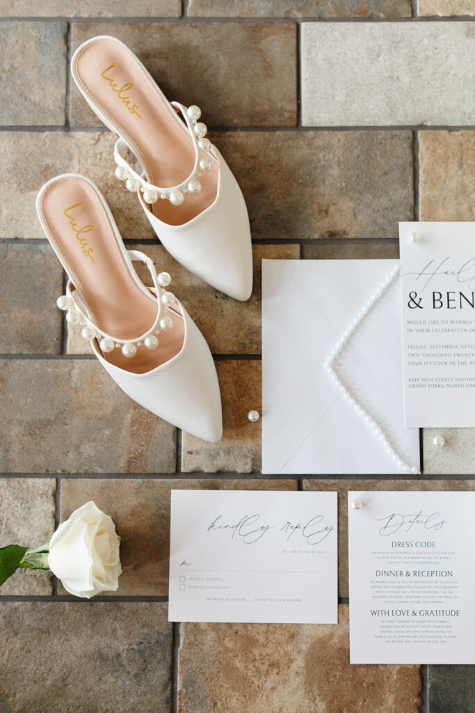 Wedding detail shot from a private estate wedding