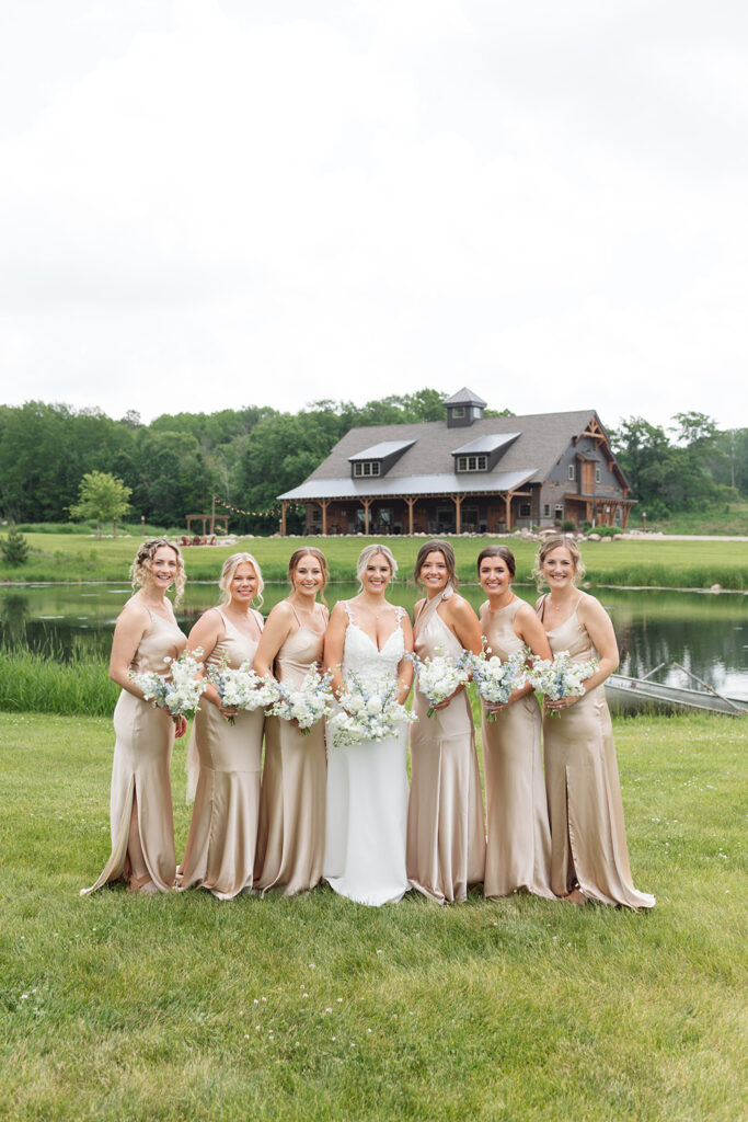 Candid photo highlighting the natural beauty of the wedding venue.
