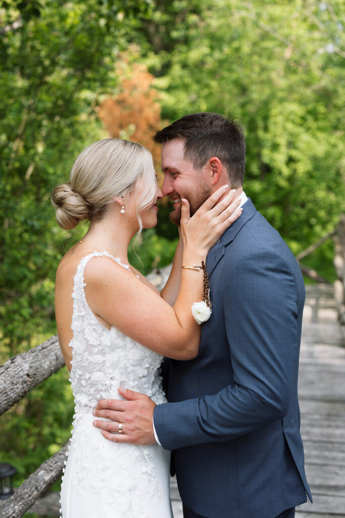 An intimate wedding day at the barn at stoney hills.
