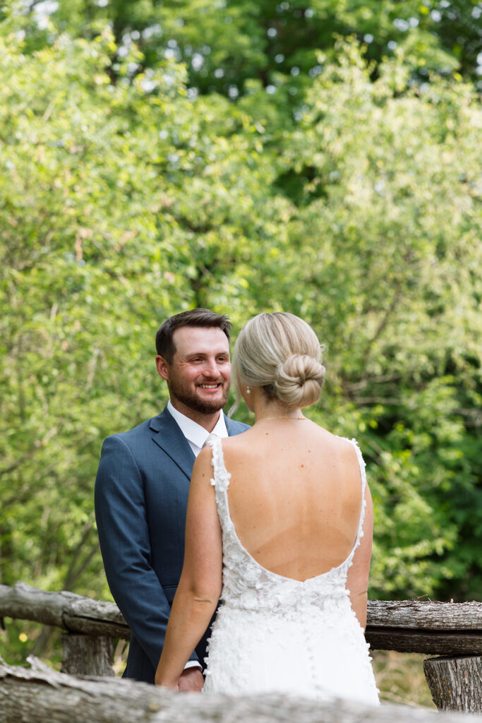 Sweet moment captured during the couple’s portraits.
