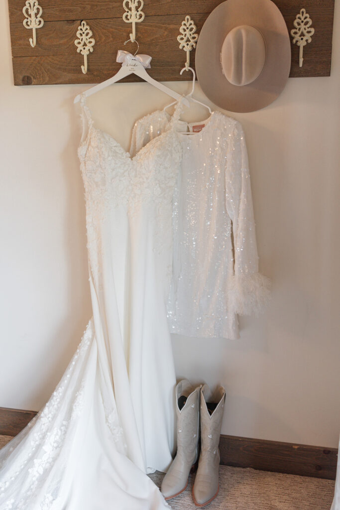 An intimate wedding day at the barn at stoney hills.
