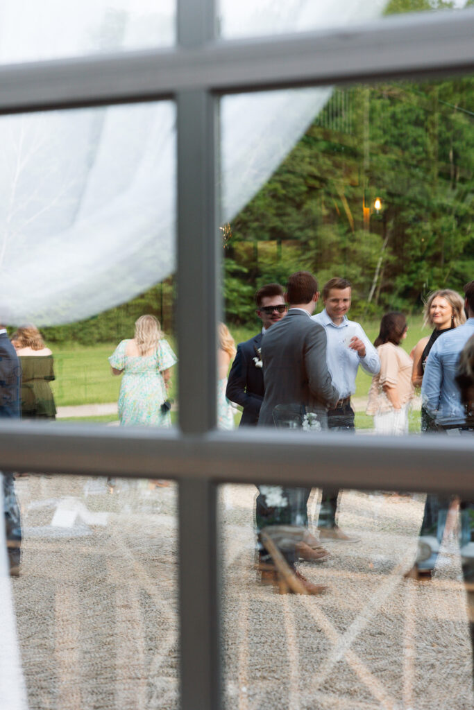 An intimate wedding day at the barn at stoney hills.
