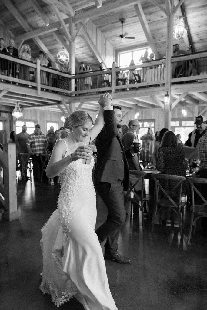 Guests enjoying a special moment during the celebration.
