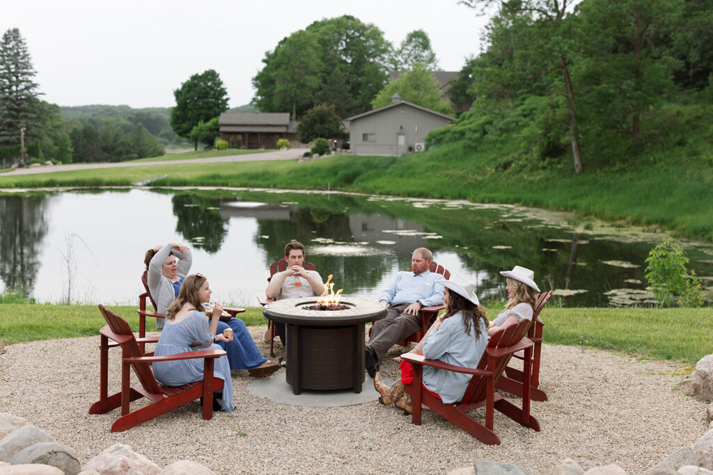 Guests enjoying a special moment during the celebration.
