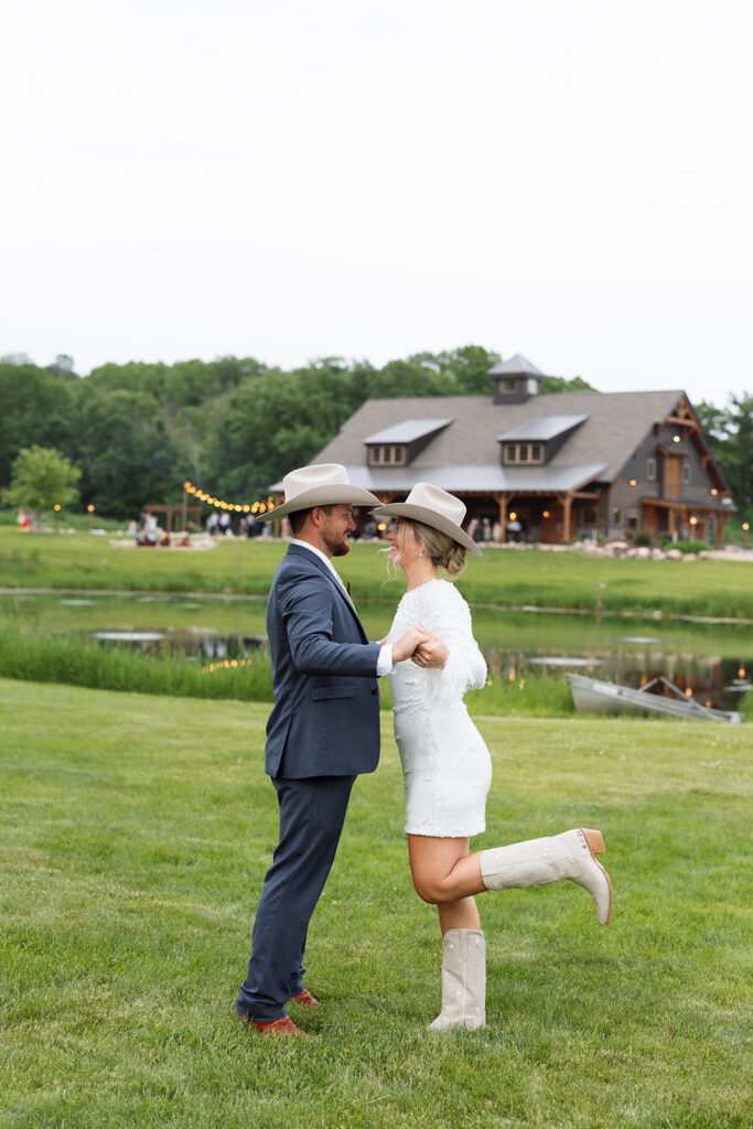 Sweet moment captured during the couple’s portraits.
