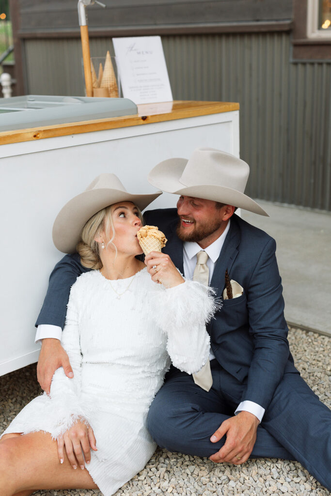 An intimate wedding day at the barn at stoney hills.

