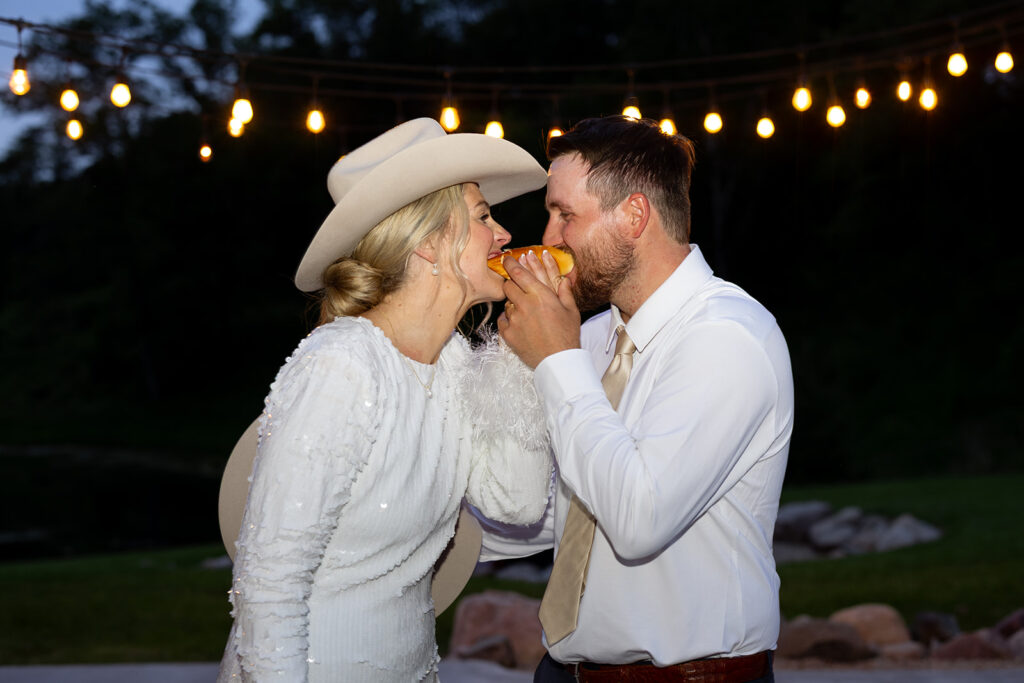 Sweet moment captured during the couple’s portraits.
