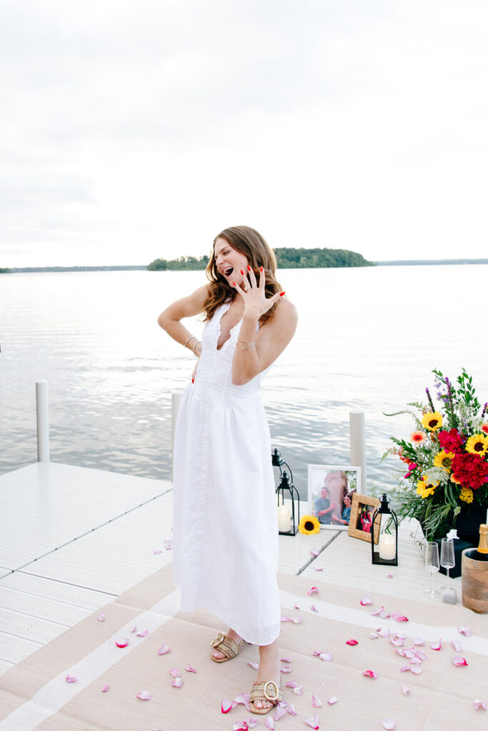 Scenic outdoor setting with warm, emotional details for a proposal.
