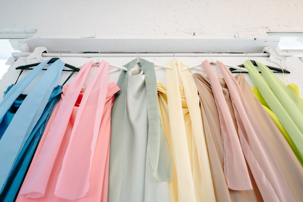 colorful wedding details