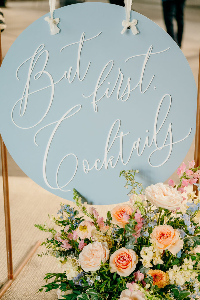 Elegant wedding ceremony setup inside The Northern Pacific Center with candles and florals
